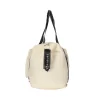 Tokidoki Expandable Travel Duffle Bag - Cute Unicorno Foldable Weekender Tote with Luggage Sleeve for Women, Cream