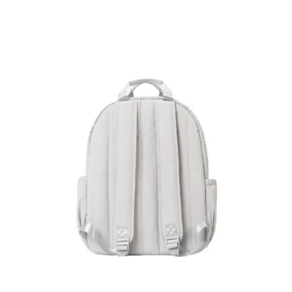 Full back view of the lightweight commuter bag highlighting the comfortable padded shoulder straps and top grab handle.